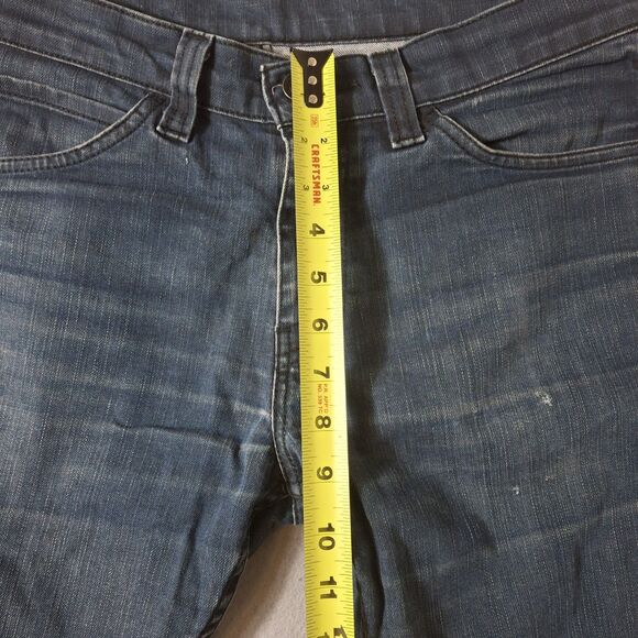 Levis 510 Jeans Mens 32x32 Blue Slim Straight Mid Rise Dark Wash Stretch Denim - Picture 4 of 13